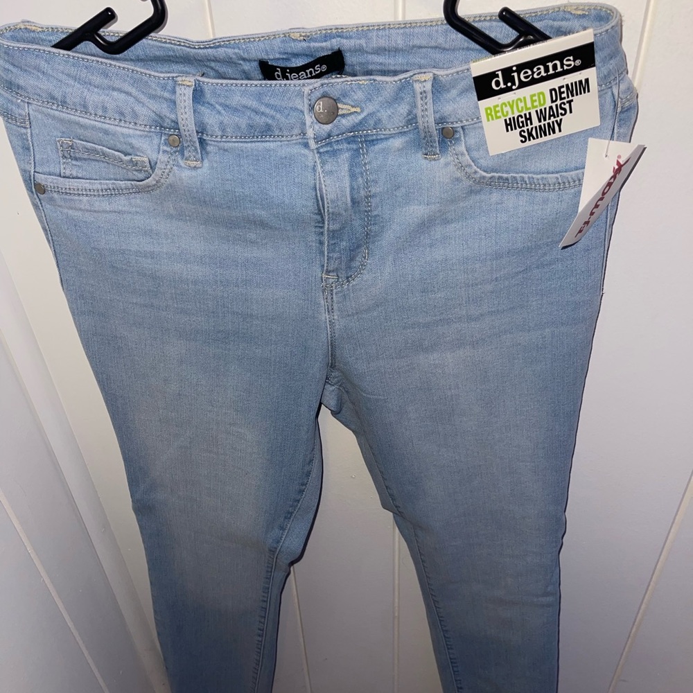 NWT high waist skinny jeans blue size 8